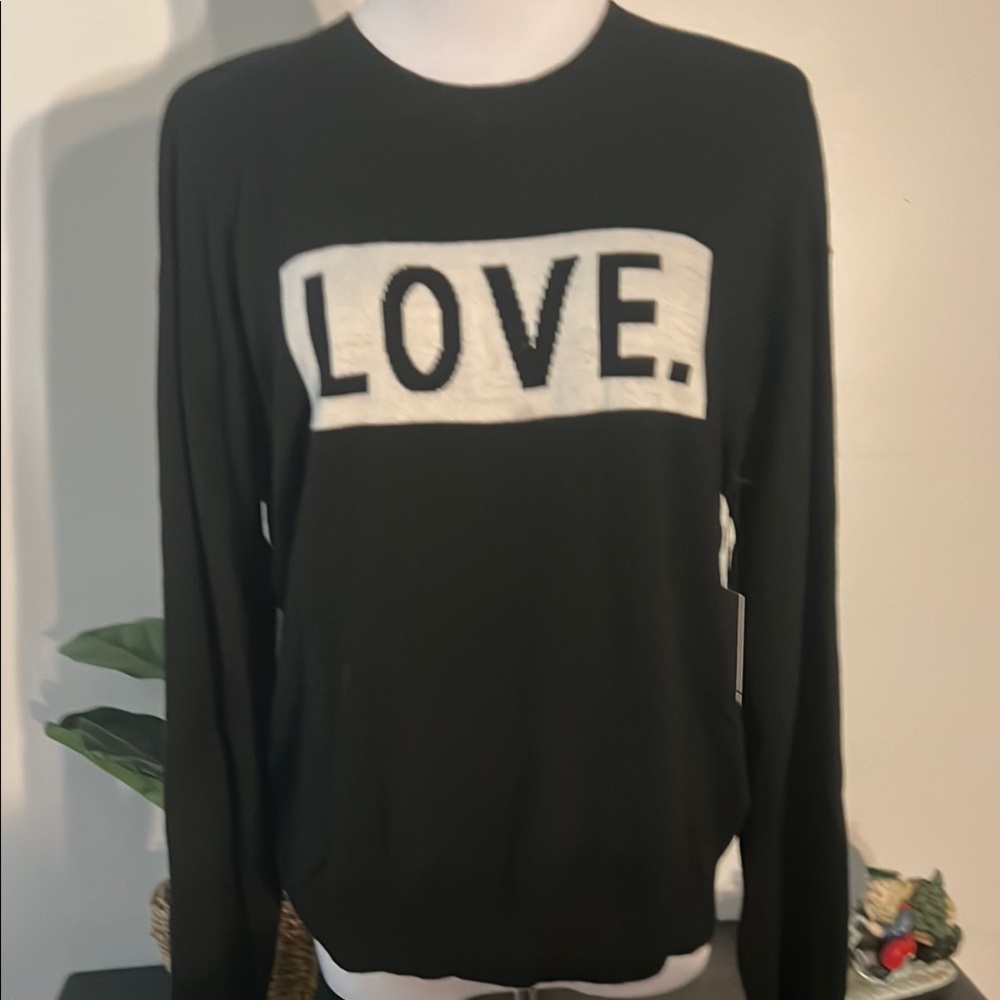 Black LOVE Sweater